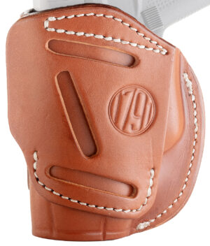 1791 Gunleather 4-Way Holster Size 2 Classic Brown Right Hand leather belt clip