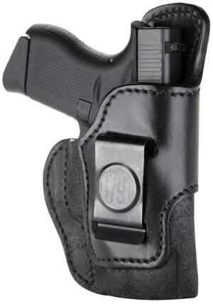 1791 Gunleather RCH IWB Size 03 black leather inside-the-waistband holster, belt clip, right hand