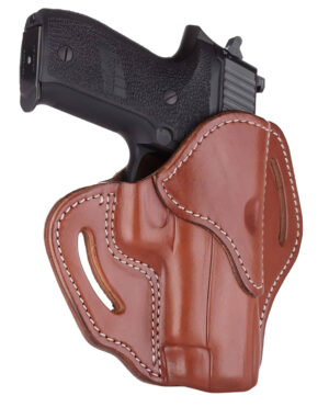 1791 Gunleather BH2.3 classic brown leather OWB belt holster, right hand