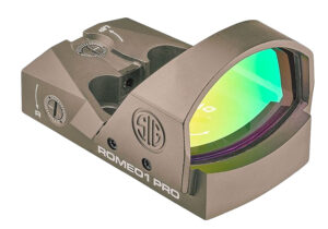 SIG Sauer ROMEO1 PRO 1x30mm 6 MOA red dot sight in Flat Dark Earth