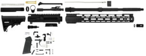TacFire SSRK556LPK lower parts and rifle build kit with 16-inch 5.56 barrel and 15-inch M-LOK handguard