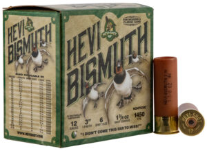 HEVI-Bismuth 12ga 3in 1 3/8oz 6 bismuth shotgun shells box