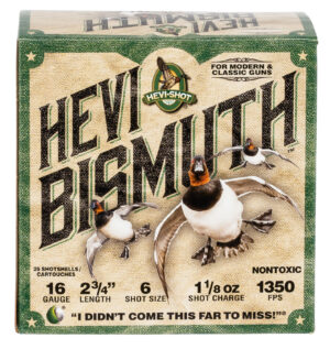 HEVI-SHOT HEVI-Bismuth 16 Gauge 2.75in 6 shot 1 1/8 oz box