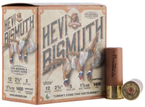 HEVI-Shot HEVI-Bismuth 12ga 2-3/4in 1-1/4oz #5 shotshells 25 count box