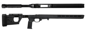 Magpul Pro 700 fixed stock in black with aluminum bedding for Remington 700 SA