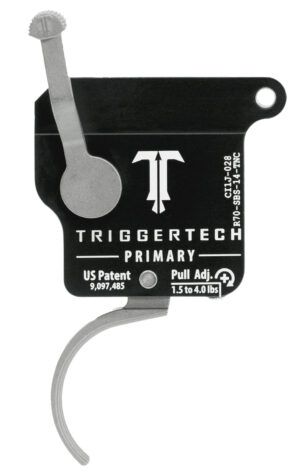 TriggerTech Primary single-stage trigger for Remington 700, adjustable 1.5-4 lb, stainless finish, right hand