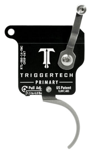 TriggerTech Primary left-hand single-stage trigger for Remington 700, stainless finish
