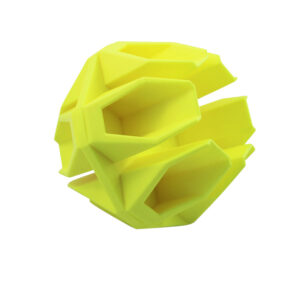 Birchwood Casey Ground Strike Hex Ball target, yellow, 6 inch
