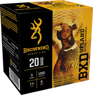 Browning BXD Upland 20 Gauge 3 inch 1 1/4 oz size 6 shotgun shells box