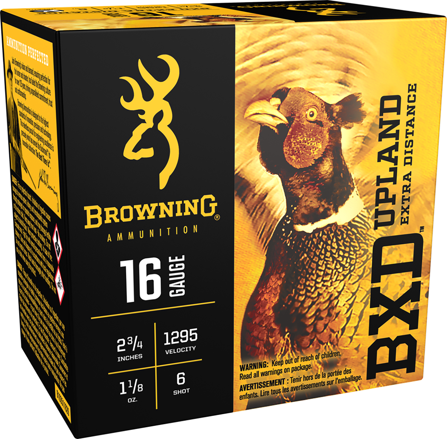 Browning BXD Upland 16 Gauge 2.75 inch 1 1/8 oz #6 shot 25 per box