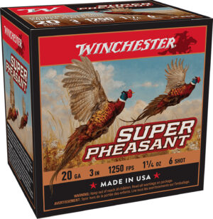 Winchester Super-X Super Pheasant 20ga 3" #6 1-1/4oz 25ct box
