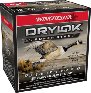 Winchester Drylok Super Steel 12 Gauge 3.5-inch BB shot 25-round box