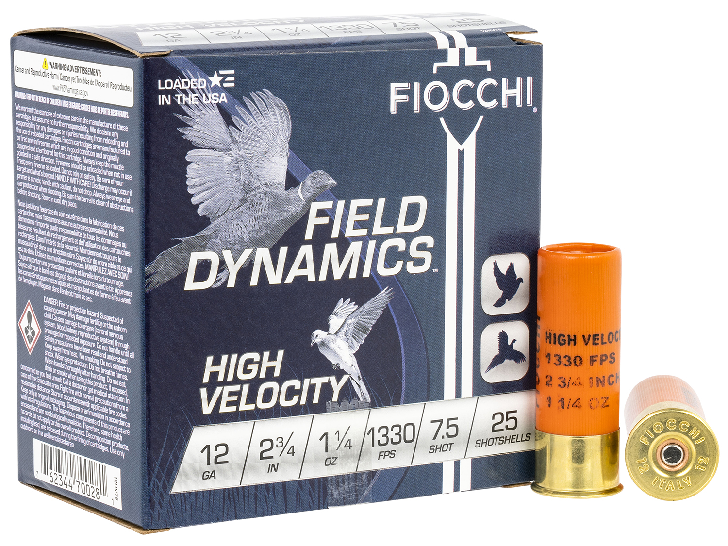 chiarugi チューブ 47mm15本+マンドレルセット Fiocchi High Velocity 12ga 2.75in 1-1/4oz #7.5 25rd - Alexander's
