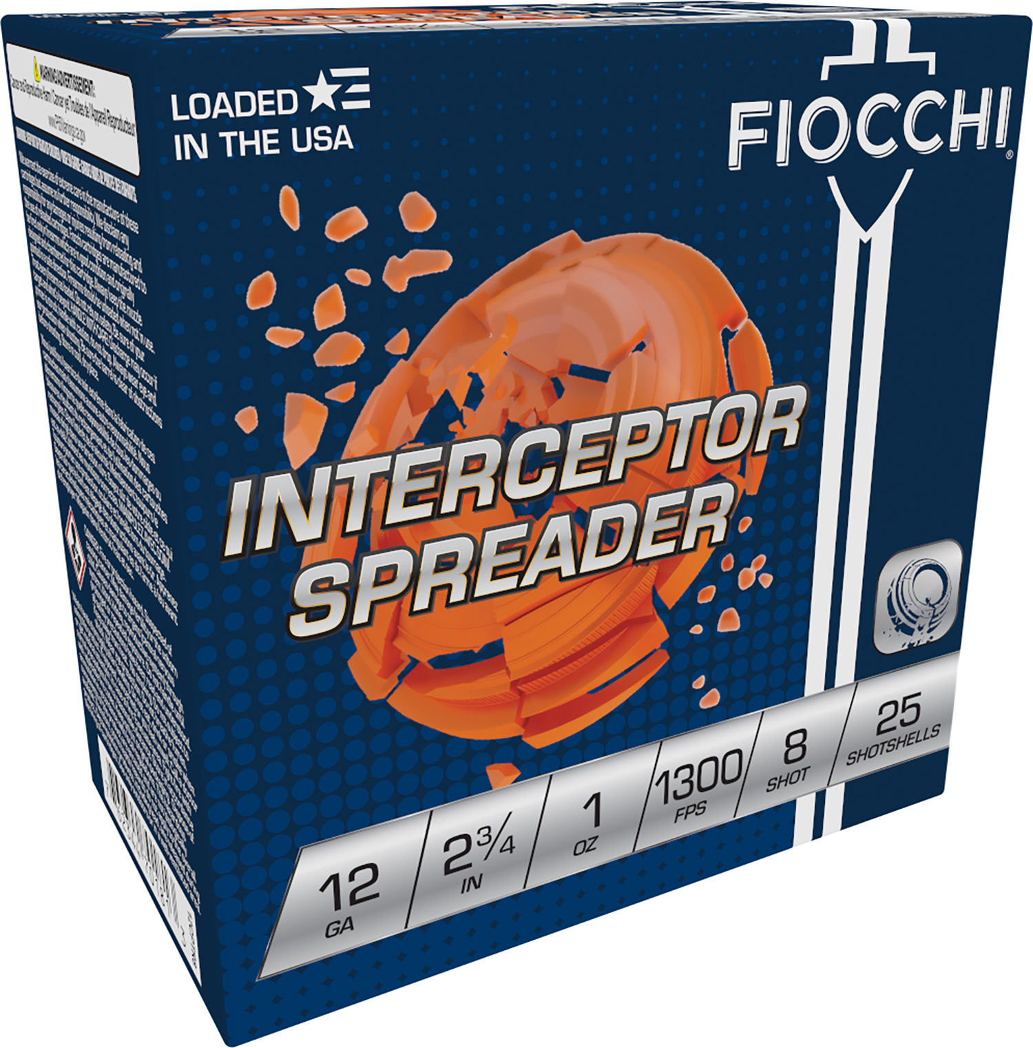 Fiocchi Exacta Interceptor Spreader 12ga 2.75