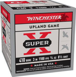 Winchester Super-X 410 Bore 3 in 3/4 oz #8.5 shotshells 25-count box