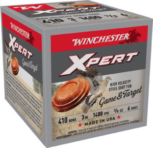 Winchester Xpert Steel .410 Bore 3/8 oz #6 25rd box
