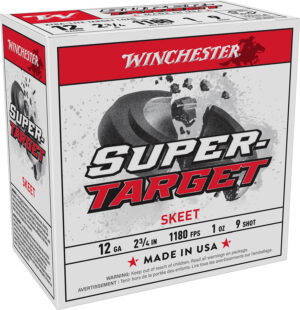 Winchester SuperTarget 12 ga 2.75 in 1 oz #9 shotshells box