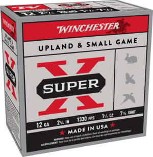Winchester Super-X 12ga 2.75in 1-1/4oz #7.5 25-count box