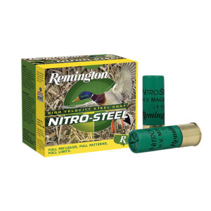 Box of Remington Nitro-Steel 12ga 3" 1-3/8oz #4 shotshells, 25 rounds