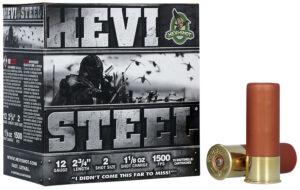 HEVI-Shot HEVI-Steel 12ga 2.75in #2 steel shotshell 25-box