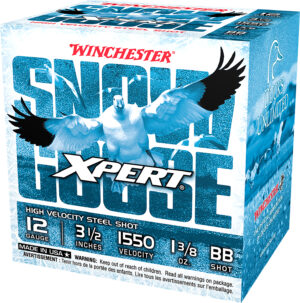 Box of Winchester Xpert Snow Goose 12ga 3.5in BB steel shotshells 25 count