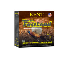 Kent Cartridge Ultimate Fast Lead 20 Gauge 3 inch 1-1/4oz #5 shotshell 25-count box