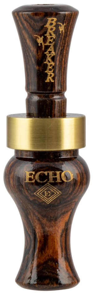Echo Calls Breaker 78913 single-reed mallard hen duck call in brown bocote timber