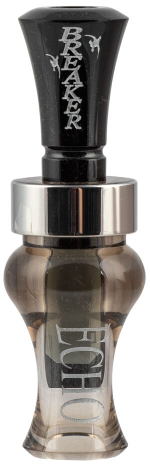 Echo Calls 78908 Breaker single reed mallard hen duck call smoke acrylic