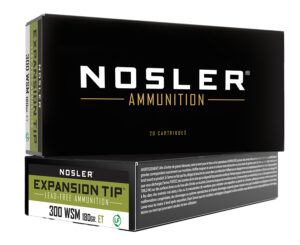 Nosler .300 WSM 180gr E-Tip rifle ammunition 20rd box