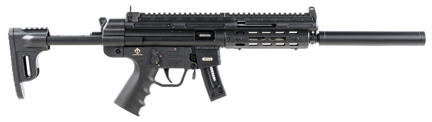 ATI GSG-16 Carbine .22 LR 16.25 inch barrel M-LOK black synthetic collapsible stock