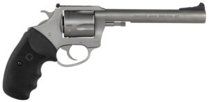 Charter Arms Target Bulldog 74460 .44 Special 6" stainless revolver with black rubber grip