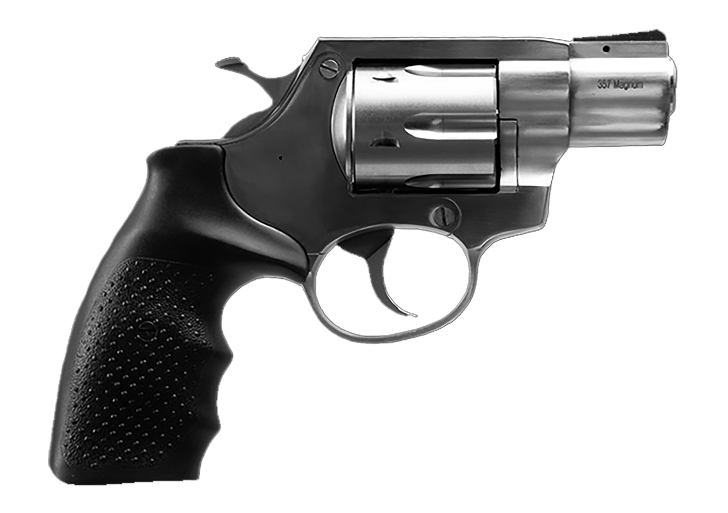 Rock Island Armory AL3.1 .357 Magnum 2-inch stainless revolver with black rubber grip