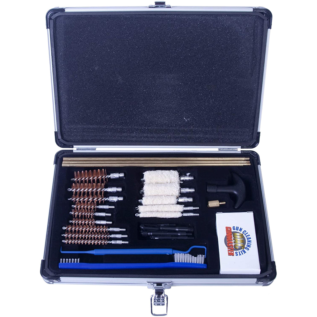 Gunmaster Universal Select Cleaning Kit Wooden Case .22 cal and