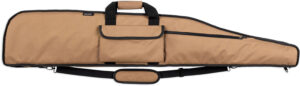 Bulldog Deluxe 48 inch tan long range rifle case with black trim