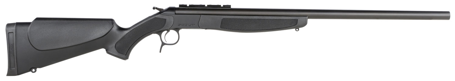 CVA Scout CR4830 .450 Bushmaster 25-inch rifle with black synthetic stock and matte blued receiver