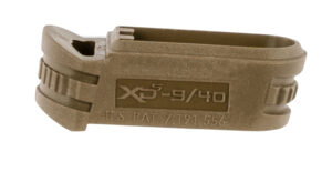 Springfield Armory XDS mid-size Flat Dark Earth polymer backstrap sleeve for 9mm XD-S