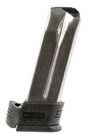 Springfield Armory XD Subcompact 10-round .40 S&W stainless steel magazine with black sleeve