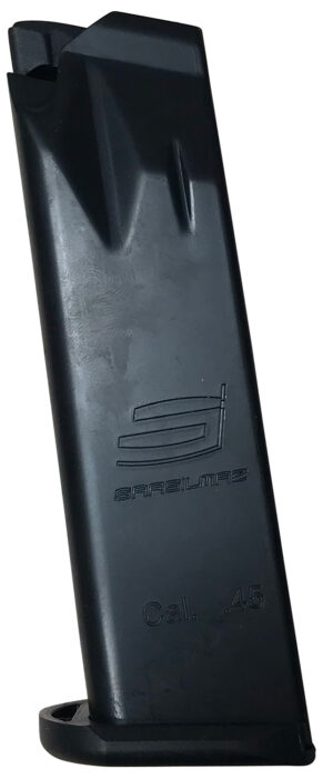 SAR ST45 10-round .45 ACP steel magazine with polymer follower and black matte finish