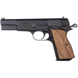 MAC Inglis P-35 B Pistol 9mm 4.7 in. Black with Wood Grip 15 rd.