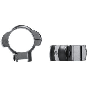 Weaver Grand Slam Rimfire Steel Rings Matte Black 1" .22 Style XHigh Clamshell Pack