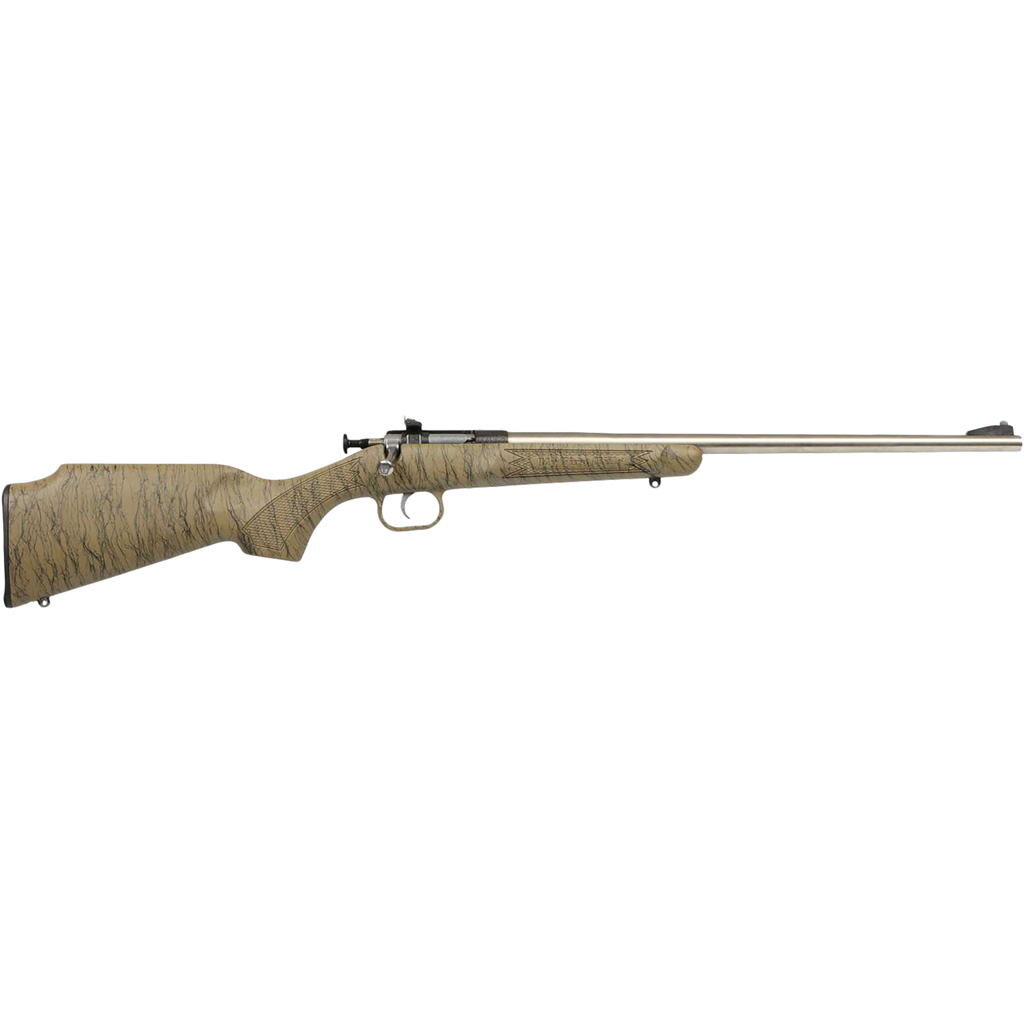 Keystone Crickett Rifle 22 LR Stainless Tan Web Stock 16.1in