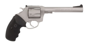 Charter Arms Target Magnum Model 73566 .357 Magnum 6in stainless revolver with black rubber grip