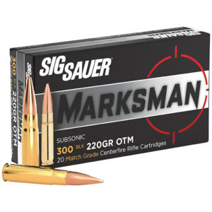 Sig Sauer Match Grade Rifle Ammo 300 Blackout 220 gr. OTM 20 rd.