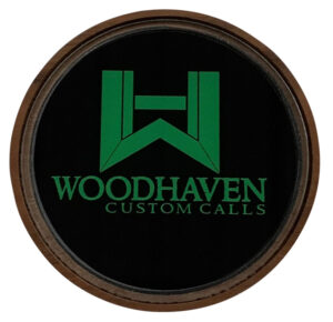 WoodHaven Legend Glass walnut and glass friction turkey call with lid and strikers