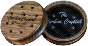 WoodHaven Carbon Crystal turkey friction call, crystal and walnut finish