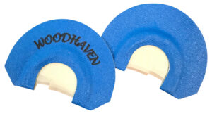 Woodhaven Blue Cutter three-reed mouth turkey call in blue