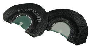 WoodHaven Ninja Ghost three-reed diaphragm turkey mouth call in black and green