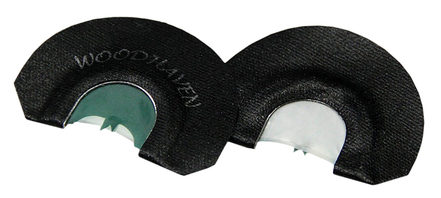 Woodhaven Ninja Venom 3-reed turkey mouth call in black, green and pale green