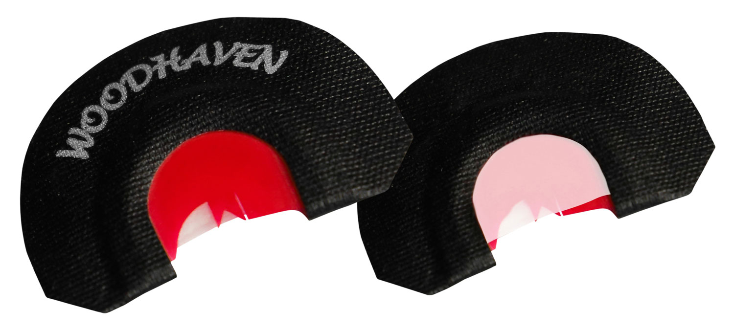Woodhaven Red Ninja WH304 Half Venom three-reed diaphragm turkey mouth call, black