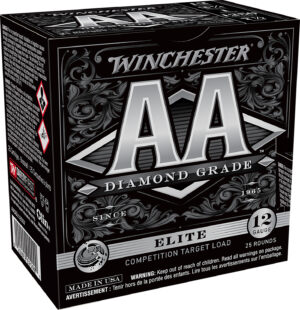 Winchester AA Diamond Grade 12 gauge 2.75 inch shotshell box, 25 rounds